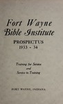 Fort Wayne Bible Institute Prospectus (Catalog)