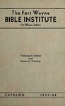 Fort Wayne Bible Institute Catalog