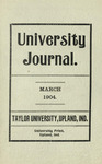 University Journal (March 1904) by Taylor University