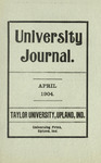 University Journal (April 1904) by Taylor University