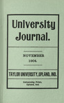University Journal (November 1904)