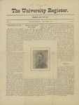 The University Register (December 1900) by Taylor University